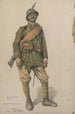 Portret van een militair van het koloniale leger - Julien Le Blant — weergave van het kunstwerk
