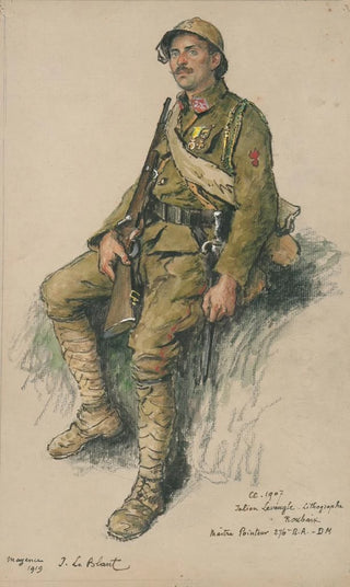 Julien Le Blant - Portrait dun militaire franais de la Premire Guerre Mondiale.webp