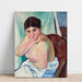 Reproductie van het schilderij Juliette zittend op fauteuil - Suzanne Valadon