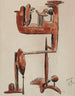 Abstract schilderij - Julio González — weergave van het kunstwerk