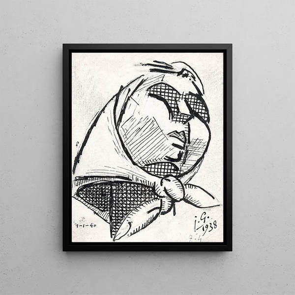 Julio Gonzlez - Visage de paysanne.webp