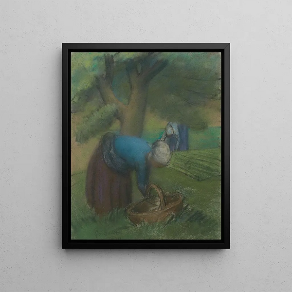 Julio Gonzlez Pola - Deux paysannes au verger Two peasants in the orchard.webp