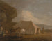 Het banket van het schieten - Julius Caesar Ibbetson — weergave van het kunstwerk
