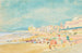 Strand bij Oostende - Julius Collen Turner — weergave van het kunstwerk