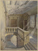 van het trappenhuis van het stadhuis van Würzburg - Julius Knoblauch — weergave van het kunstwerk