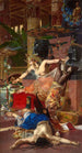 Cléopâtre - Julius Kronberg — weergave van het kunstwerk