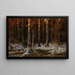 Winter Forest - Julius Sergius Klever — framed artwork on a wall