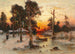 Return home at sunset - Julius Sergius Klever — artwork view