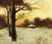 Winterhuisje - Julius Sergius Klever — weergave van het kunstwerk
