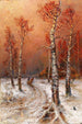 Winter Atmosphere with Crows - Julius Sergius Klever — artwork view