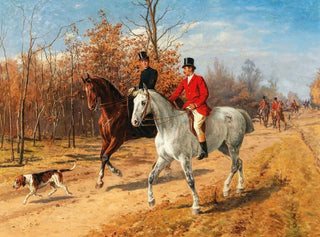 Julius von Blaas - Parforce Hunting.webp