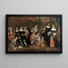 Michiel de Ruyter and his family - Juriaen Jacobsz — framed artwork on a wall