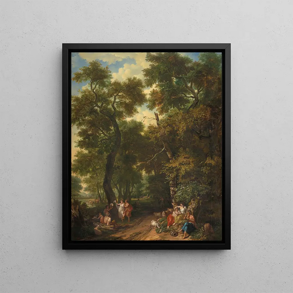 Jurriaan Andriessen - Arcadisch landschap met musicerende en dansende herders.webp