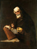 a presumed philosopher being Archimedes - Jusepe de Ribera — artwork view