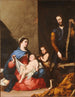De Heilige Familie - Jusepe de Ribera — weergave van het kunstwerk