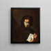 Sint Franciscus van Paula - Jusepe de Ribera — ingelijst kunstwerk aan de muur