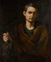 Saint Philippe à mi-corps tenant un crucifix - Jusepe de Ribera — artwork view