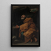Les Larmes de Saint Pierre - Jusepe de Ribera — framed artwork on a wall