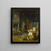 Interior of the kitchen - Justus Juncker — framed artwork on a wall