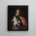 Portret van Francesco de Médicis - Juste Sustermans — ingelijst kunstwerk aan de muur