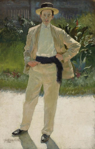 Jzef Czajkowski - Portrait of Stanisaw Czajkowski painter artists brother.webp