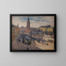 Marktplein in Krakau - Józef Mehoffer — ingelijst kunstwerk aan de muur