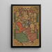 Pentecost Painting - Józef Mehoffer — framed artwork on a wall