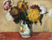 Chrysanten - Józef Pankiewicz — weergave van het kunstwerk