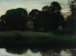 Park in Duboy - Józef Pankiewicz — weergave van het kunstwerk