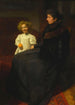 Oeuvre Portrait de Mme Oderfeld avec sa fille Dame avec un enfant Portrait de Mme O - Józef Pankiewicz — weergave van het kunstwerk