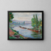 Seine aux Andelys - Józef Pankiewicz — ingelijst kunstwerk aan de muur