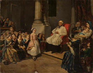 Jzef Szermentowski - Catechism lesson.webp
