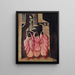 Three women in the street of Baghdad - E. R. R. E. U. R. — framed artwork on a wall