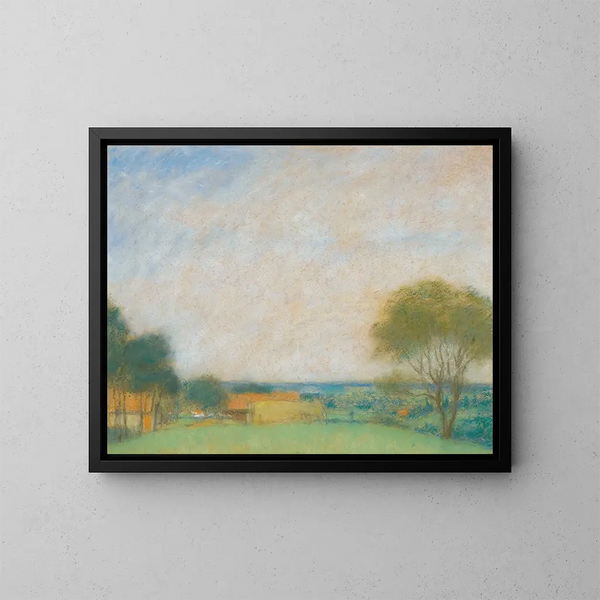 Hongaarse landschap - József Rippl-Rónai — ingelijst kunstwerk aan de muur