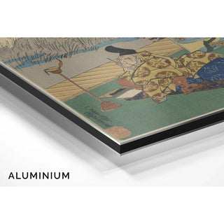 Kakinomoto no hitomaro - Utagawa Kuniyoshi | Reproduction Tableau Décoration murale affiche copie