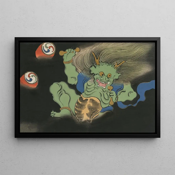Kamisaka Sekka - God of Thunder Raijin Kaminari.webp