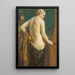 Toilette - Karel Pilař — ingelijst kunstwerk aan de muur