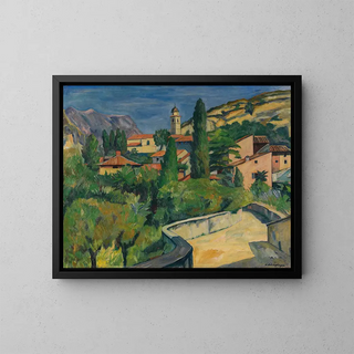 Torbole - Karl Friedrich Lessing — ingelijst kunstwerk aan de muur