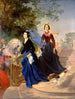 Portret van de zussen Shishmareva - Karl Bryullov — weergave van het kunstwerk