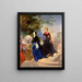 Portret van de zussen Shishmareva - Karl Bryullov — ingelijst kunstwerk aan de muur