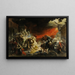 The Last Day of Pompeii - Karl Bryullov — framed artwork on a wall
