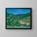 Uitzicht op de Isenach-vallei - Karl Dillinger — ingelijst kunstwerk aan de muur