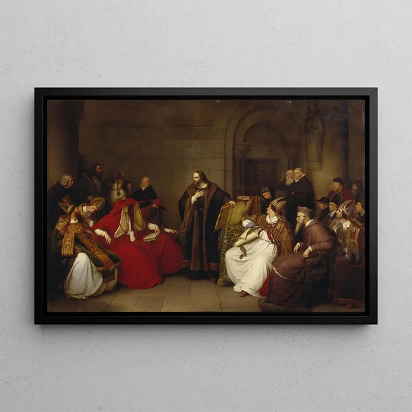 Karl Friedrich Lessing - Jan Hus at Constance (Case Conflict).webp