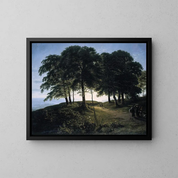 Ochtend - Karl Friedrich Schinkel — ingelijst kunstwerk aan de muur