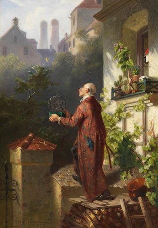 Karl Georg Naumann - Der entflogene Kanarienvogel.webp
