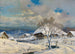 Winterlandschap - Karl Hauptmann — weergave van het kunstwerk