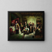 De Silezische wevers - Karl Hübner — ingelijst kunstwerk aan de muur