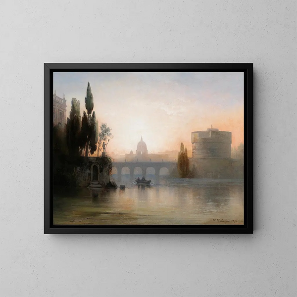 Romeinse scène - Karl Heilmayer — ingelijst kunstwerk aan de muur
