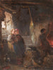 van Twee meisjes bij de smid - Karl Heinrich Hoff — weergave van het kunstwerk