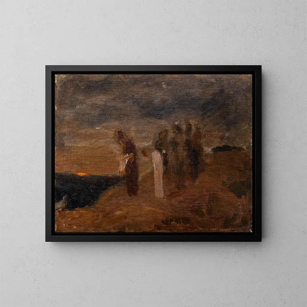 Studie van compositie - Karl Isakson — ingelijst kunstwerk aan de muur